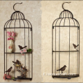 Tieyi Birdcage Wall Hanging Wall Decorativo Birdcage Soggiorno Decorativo Flower Rack Decorato Birdcage Pigeon